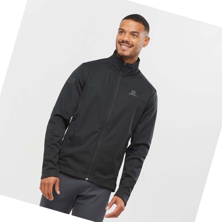 Chaquetas Salomon GORE TEX INFINIUM™ WINDSTOPPER® Hombre Negros | MX 3253QMA